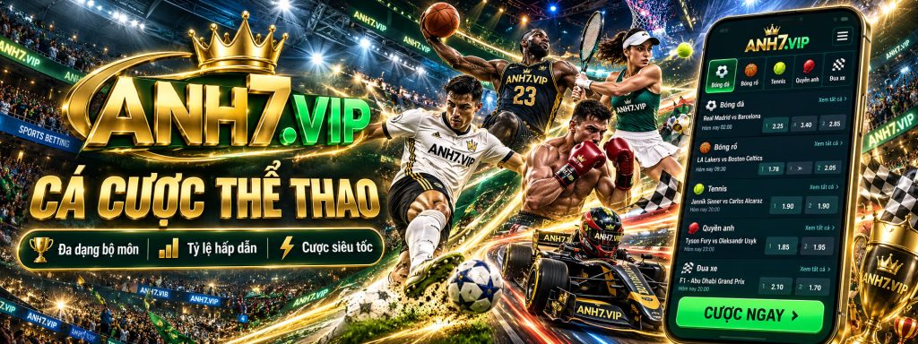 ANH7.VIP – Cá Cược Thể Thao Đa Dạng Bộ Môn